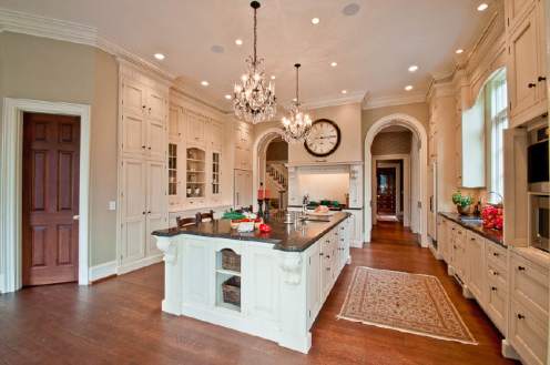 The kitchen in the recently sold 2750 Habersham Road in Buckhead.
